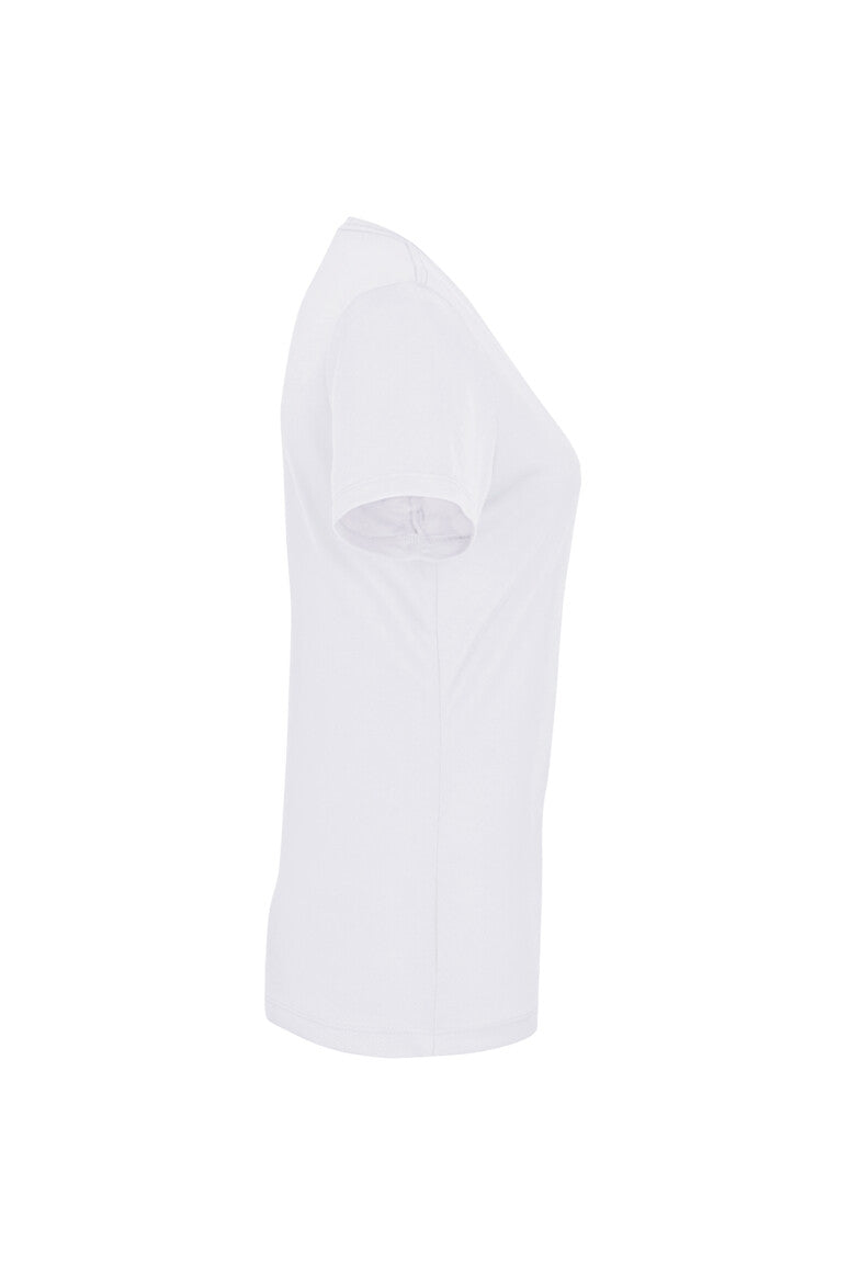HAKRO Damen V-Shirt COOLMAX® - Weiß - 4