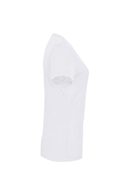 HAKRO Damen V-Shirt COOLMAX® - Weiß - 4