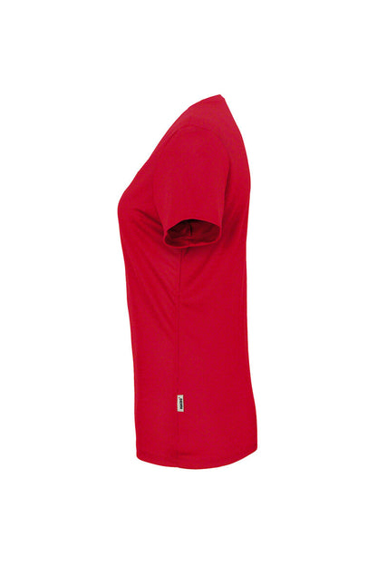 HAKRO Damen V-Shirt COOLMAX® - Rot - 2