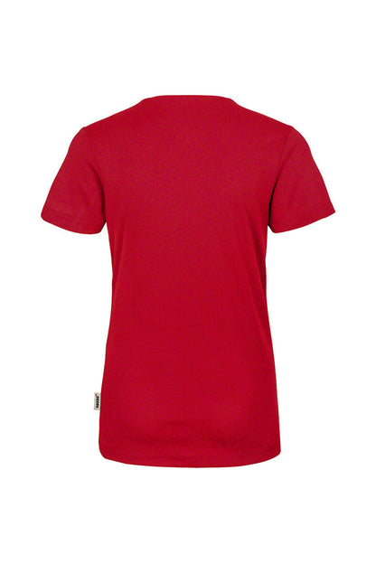HAKRO Damen V-Shirt COOLMAX® - Rot - 3