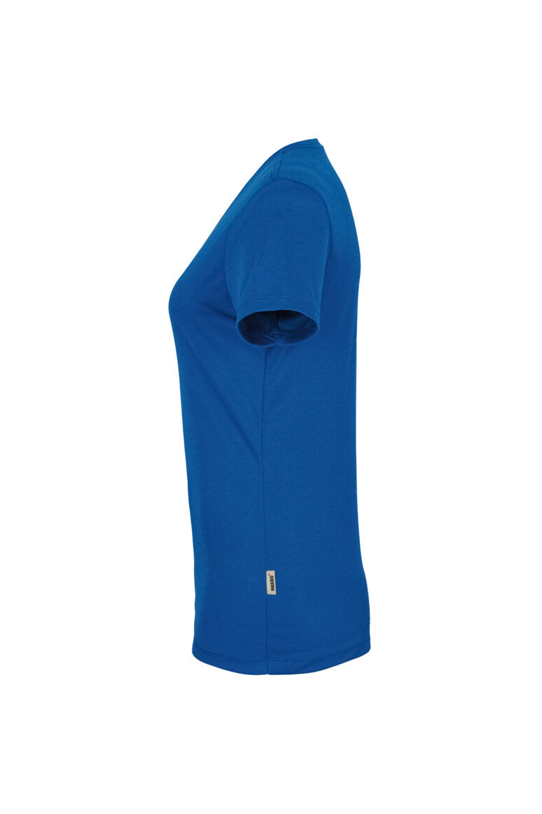 HAKRO Damen V-Shirt COOLMAX® - Royalblau - 2