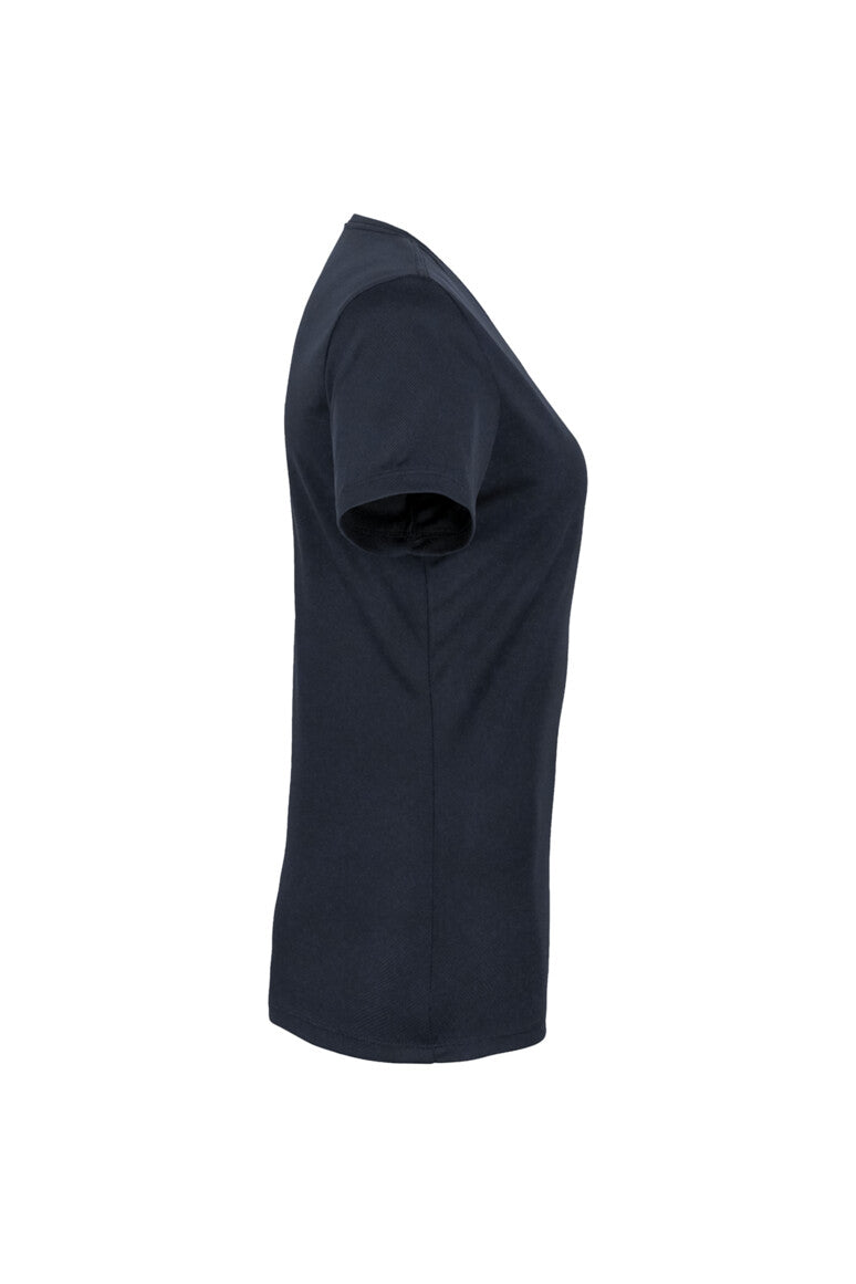 HAKRO Damen V-Shirt COOLMAX® - Tinte - 4