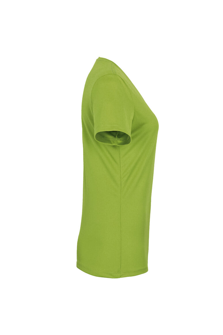 HAKRO Damen V-Shirt COOLMAX® - Kiwi - 4