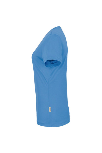 HAKRO Damen V-Shirt COOLMAX® - Malibublau - 2