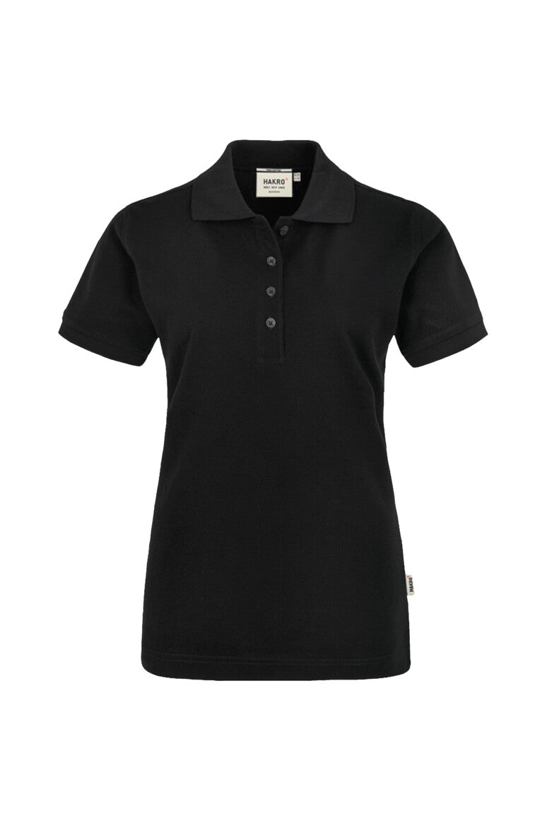 HAKRO Damen Poloshirt Pima-Baumwolle - Schwarz - 1