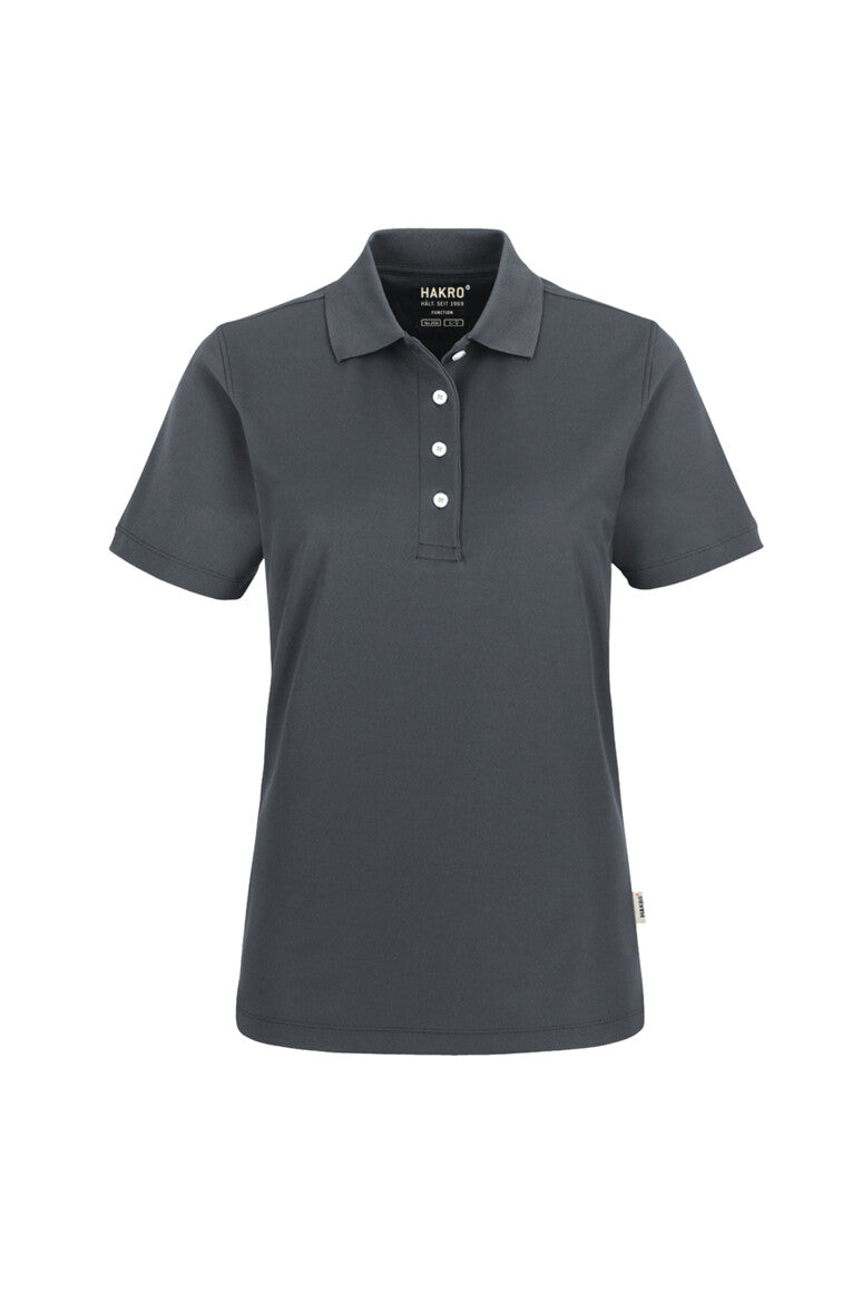 HAKRO Damen Poloshirt COOLMAX® - Anthrazit - 1