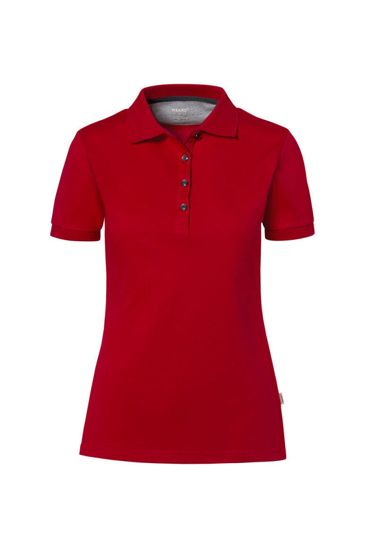 HAKRO COTTON TEC® Damen Poloshirt - Rot - 1