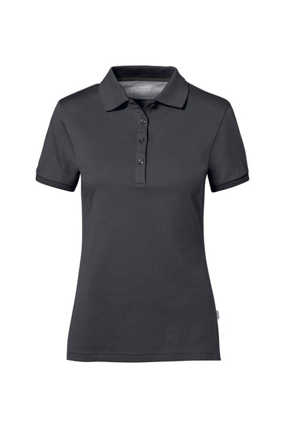 HAKRO COTTON TEC® Damen Poloshirt - Karbongrau - 1