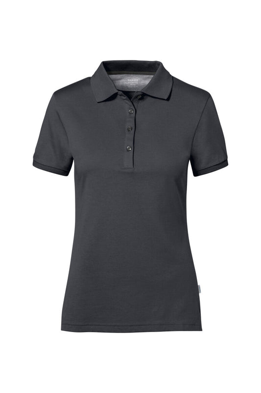 HAKRO COTTON TEC® Damen Poloshirt - Karbongrau - 1