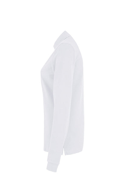 HAKRO Damen Longsleeve-Poloshirt MIKRALINAR® - Weiß - 2
