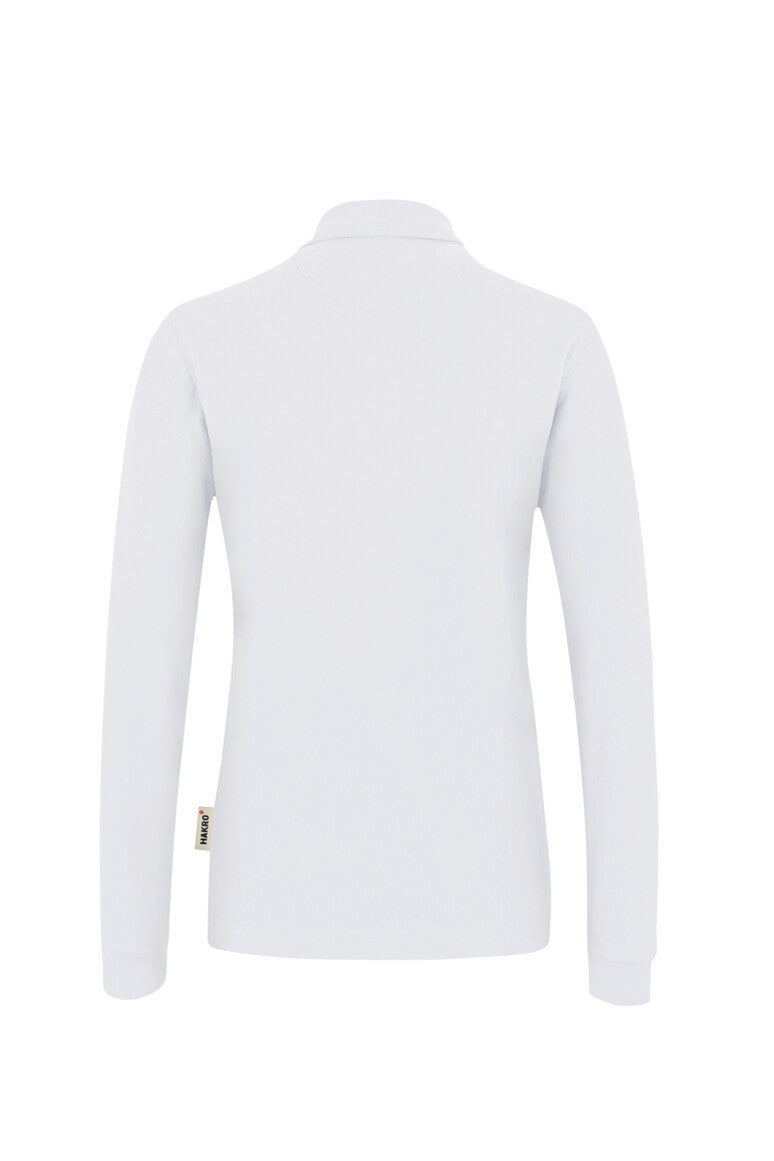 HAKRO Damen Longsleeve-Poloshirt MIKRALINAR® - Weiß - 3