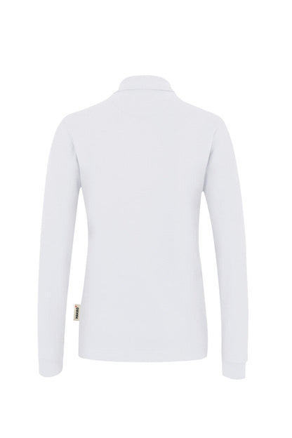 HAKRO Damen Longsleeve-Poloshirt MIKRALINAR® - Weiß - 3