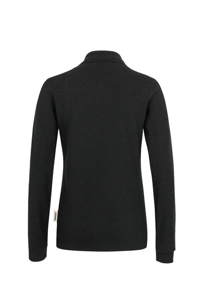 HAKRO Damen Longsleeve-Poloshirt MIKRALINAR® - Schwarz - 3