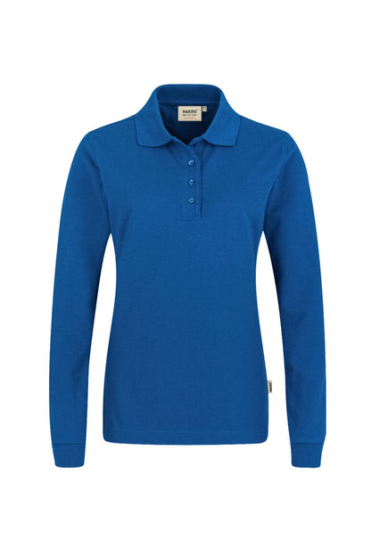 HAKRO Damen Longsleeve-Poloshirt MIKRALINAR® - Royalblau - 1