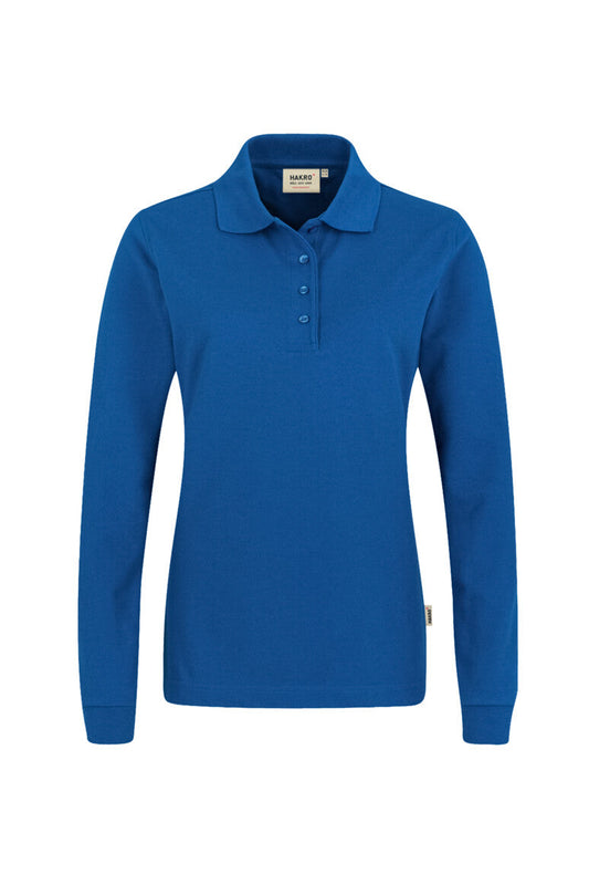 HAKRO Damen Longsleeve-Poloshirt MIKRALINAR® - Royalblau - 1