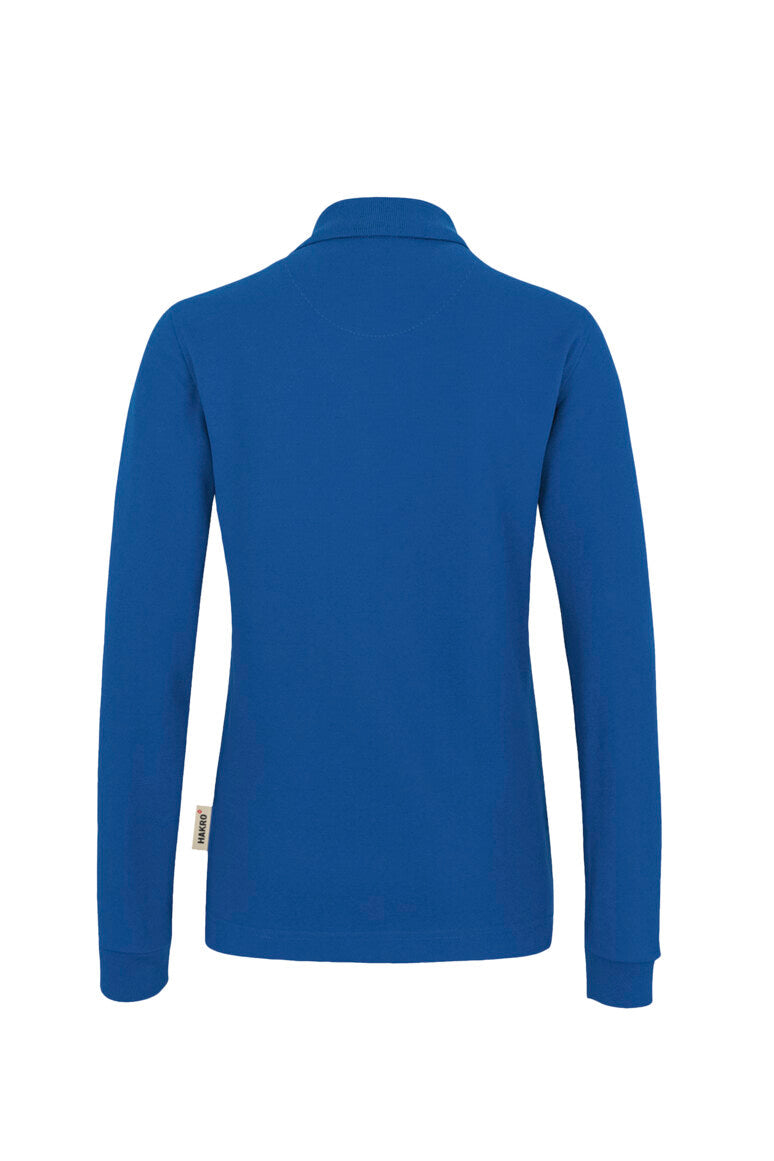 HAKRO Damen Longsleeve-Poloshirt MIKRALINAR® - Royalblau - 3