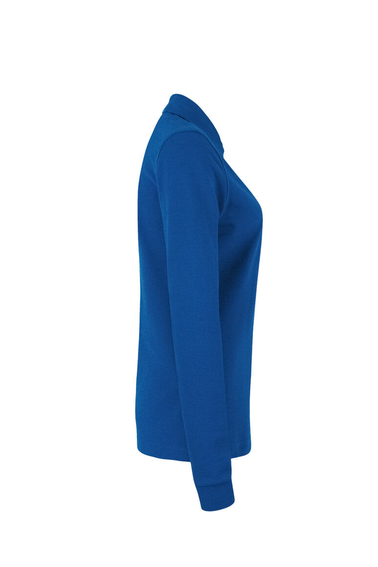 HAKRO Damen Longsleeve-Poloshirt MIKRALINAR® - Royalblau - 4