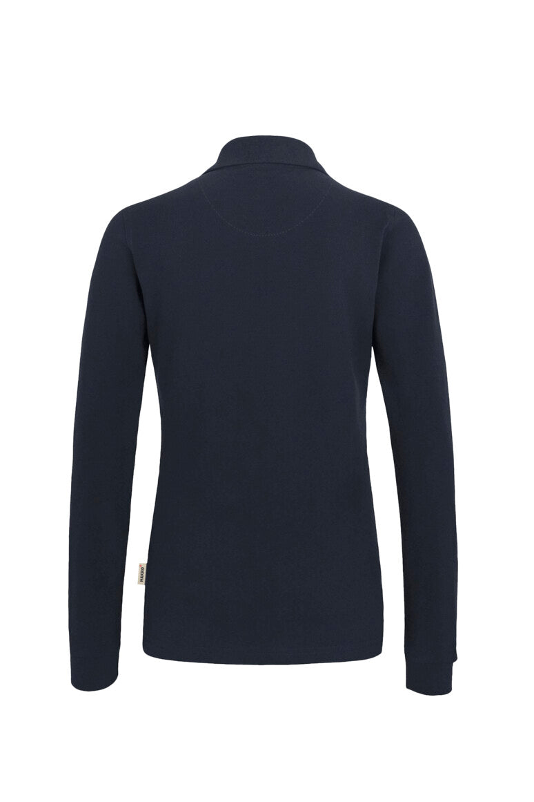 HAKRO Damen Longsleeve-Poloshirt MIKRALINAR® - Tinte - 3
