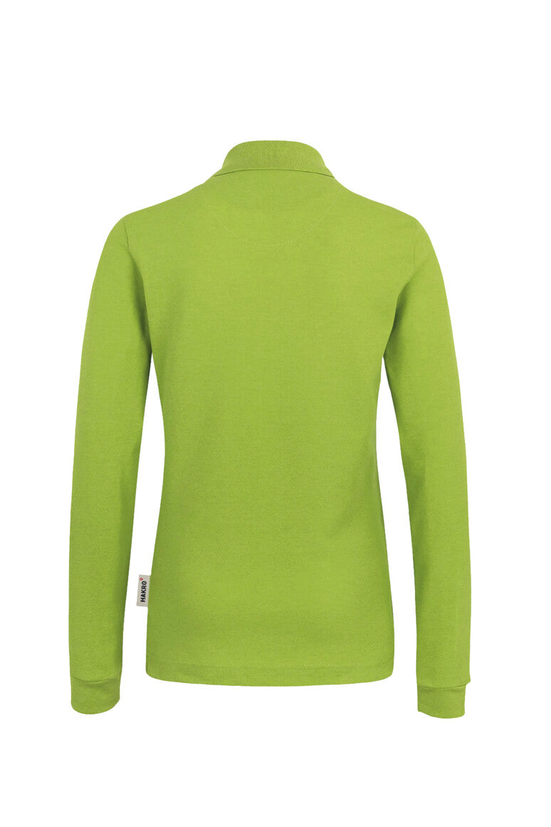 HAKRO Damen Longsleeve-Poloshirt MIKRALINAR® - Kiwi - 3