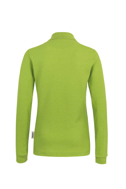 HAKRO Damen Longsleeve-Poloshirt MIKRALINAR® - Kiwi - 3