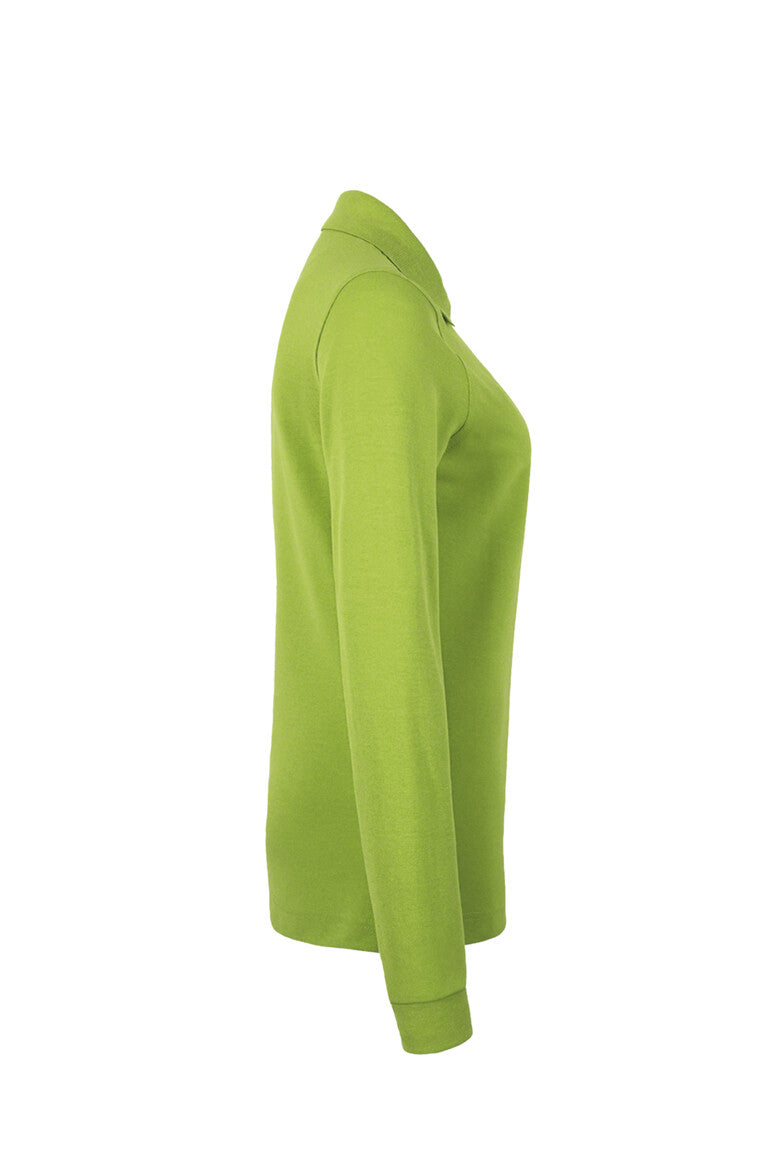 HAKRO Damen Longsleeve-Poloshirt MIKRALINAR® - Kiwi - 4
