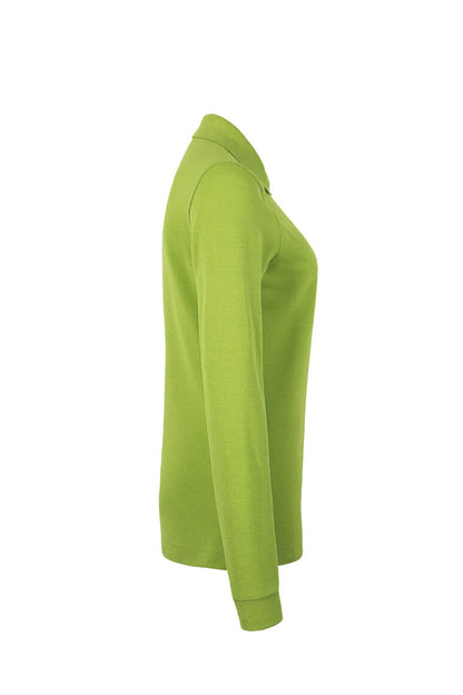 HAKRO Damen Longsleeve-Poloshirt MIKRALINAR® - Kiwi - 4