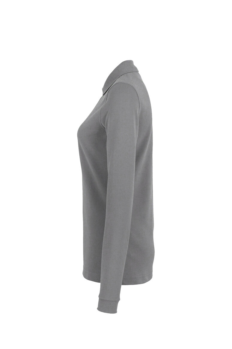 HAKRO Damen Longsleeve-Poloshirt MIKRALINAR® - Titan - 2