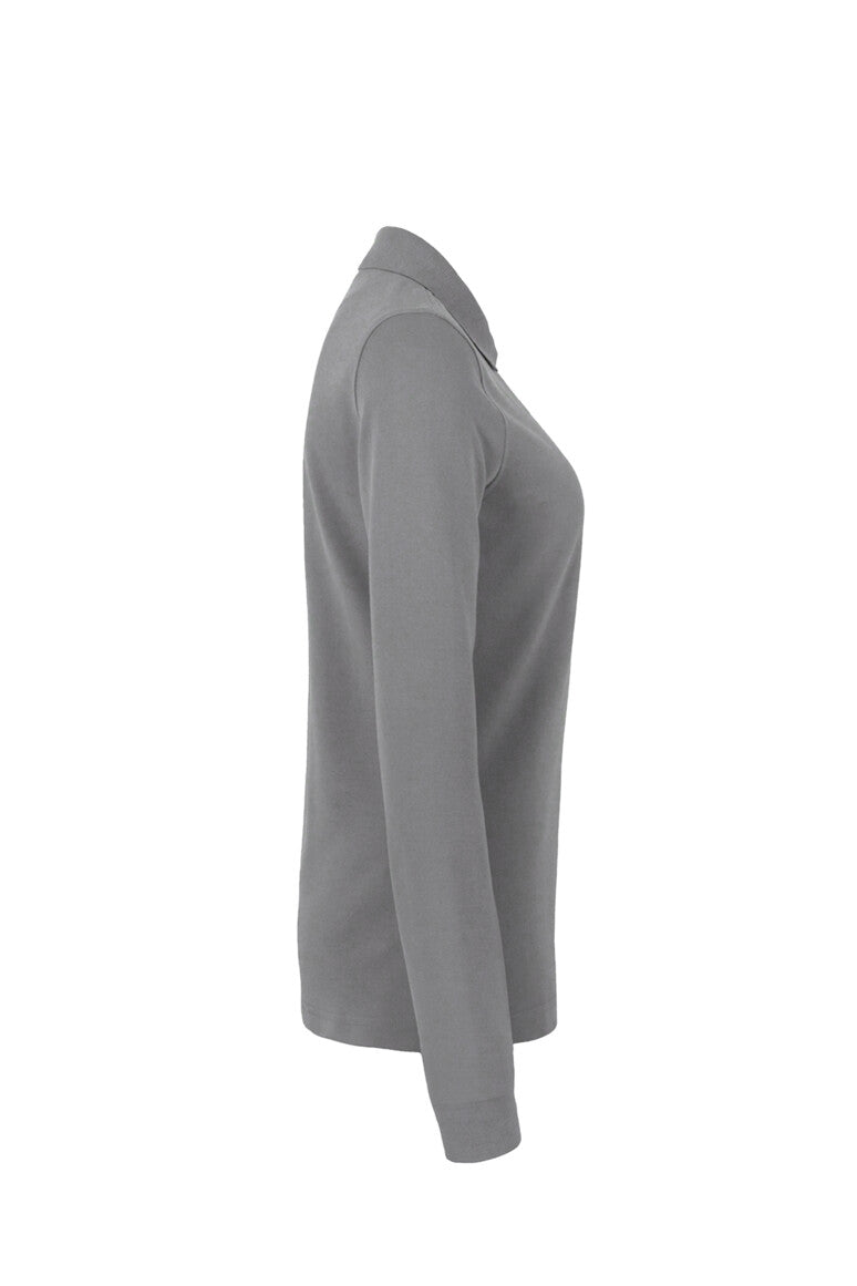 HAKRO Damen Longsleeve-Poloshirt MIKRALINAR® - Titan - 4