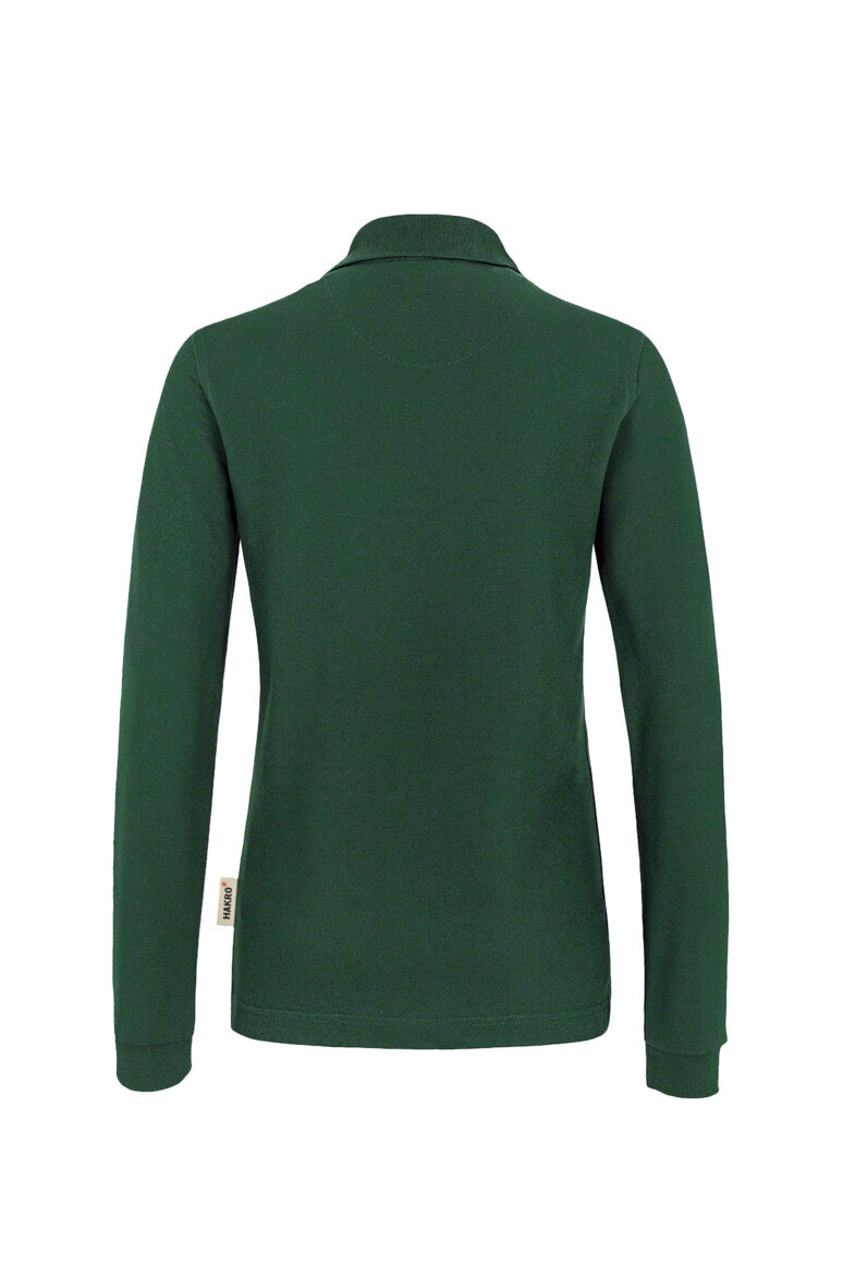 HAKRO Damen Longsleeve-Poloshirt MIKRALINAR® - Tanne - 3