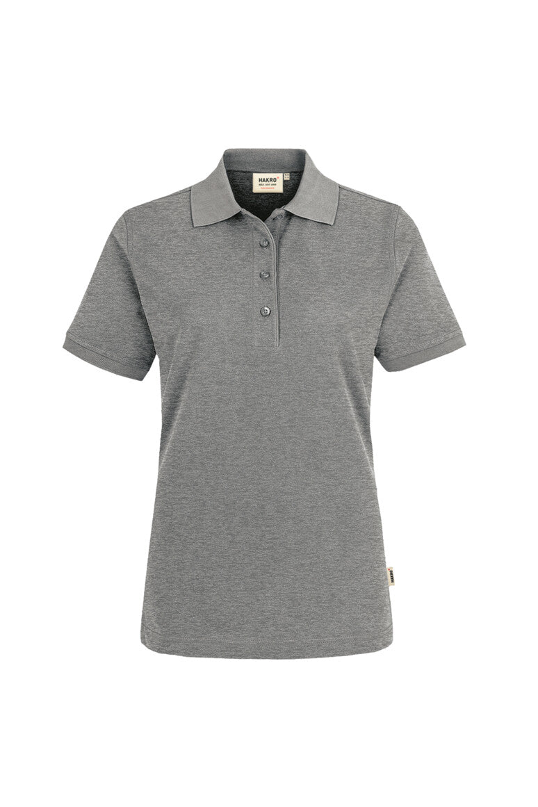 HAKRO Damen Poloshirt MIKRALINAR® - Grau meliert - 1