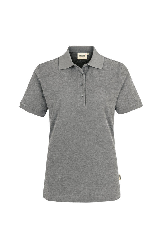 HAKRO Damen Poloshirt MIKRALINAR® - Grau meliert - 1