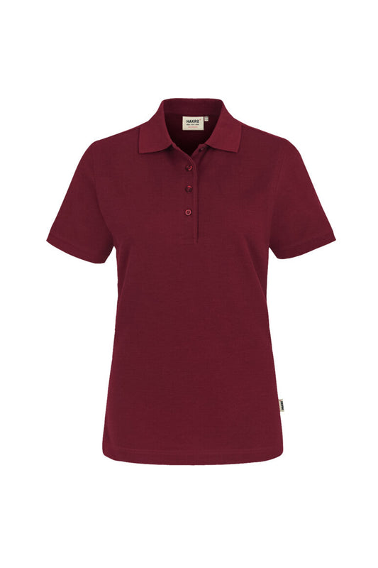 HAKRO Damen Poloshirt MIKRALINAR® - Weinrot - 1