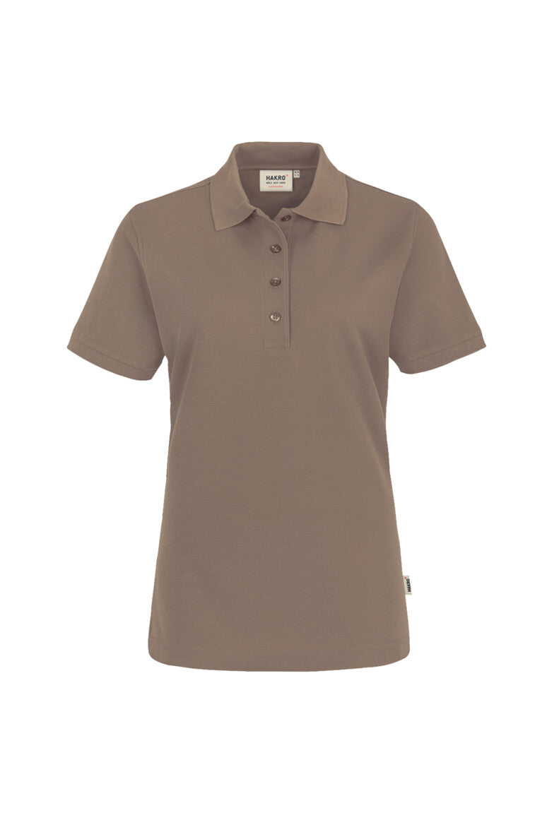 HAKRO Damen Poloshirt MIKRALINAR® - Nougat - 1