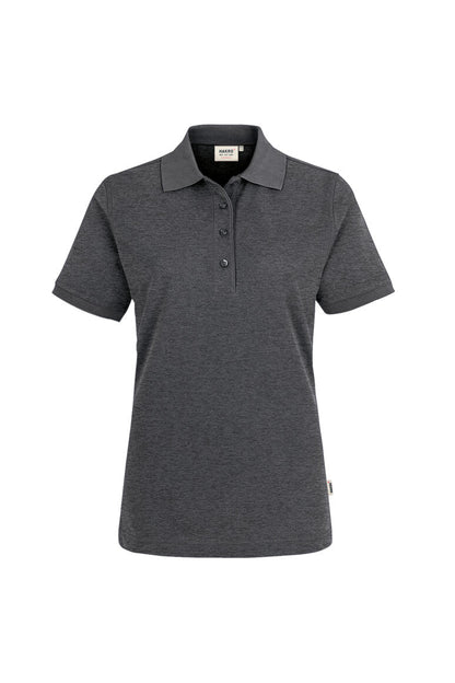 HAKRO Damen Poloshirt MIKRALINAR® - Anthrazit meliert - 1