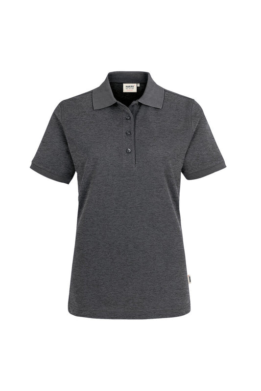 HAKRO Damen Poloshirt MIKRALINAR® - Anthrazit meliert - 1