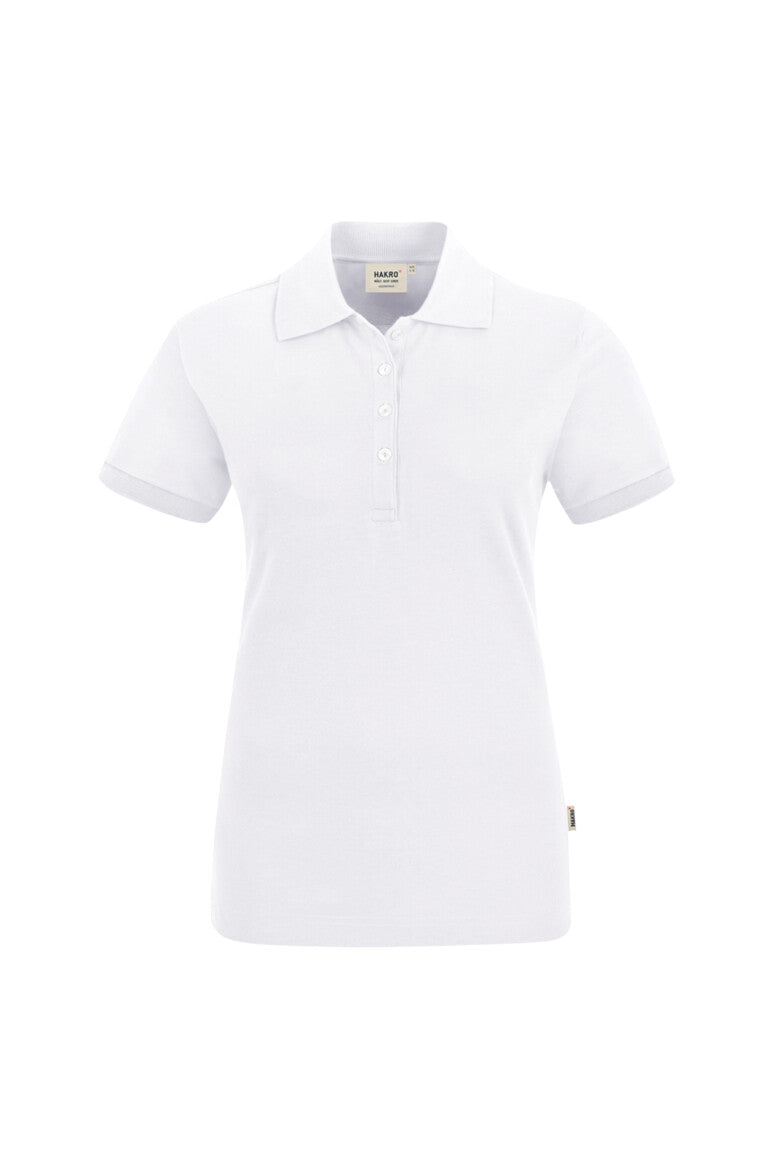 HAKRO Damen Poloshirt Stretch - Weiß - 1
