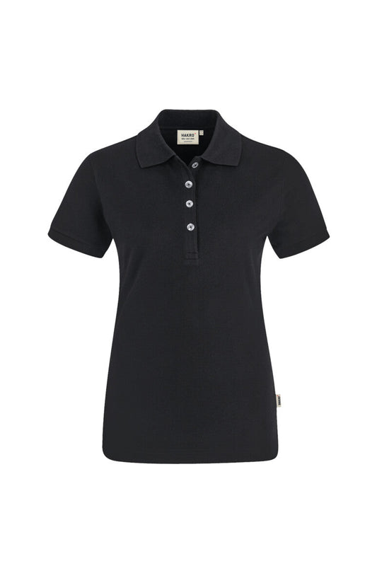HAKRO Damen Poloshirt Stretch - Schwarz - 1