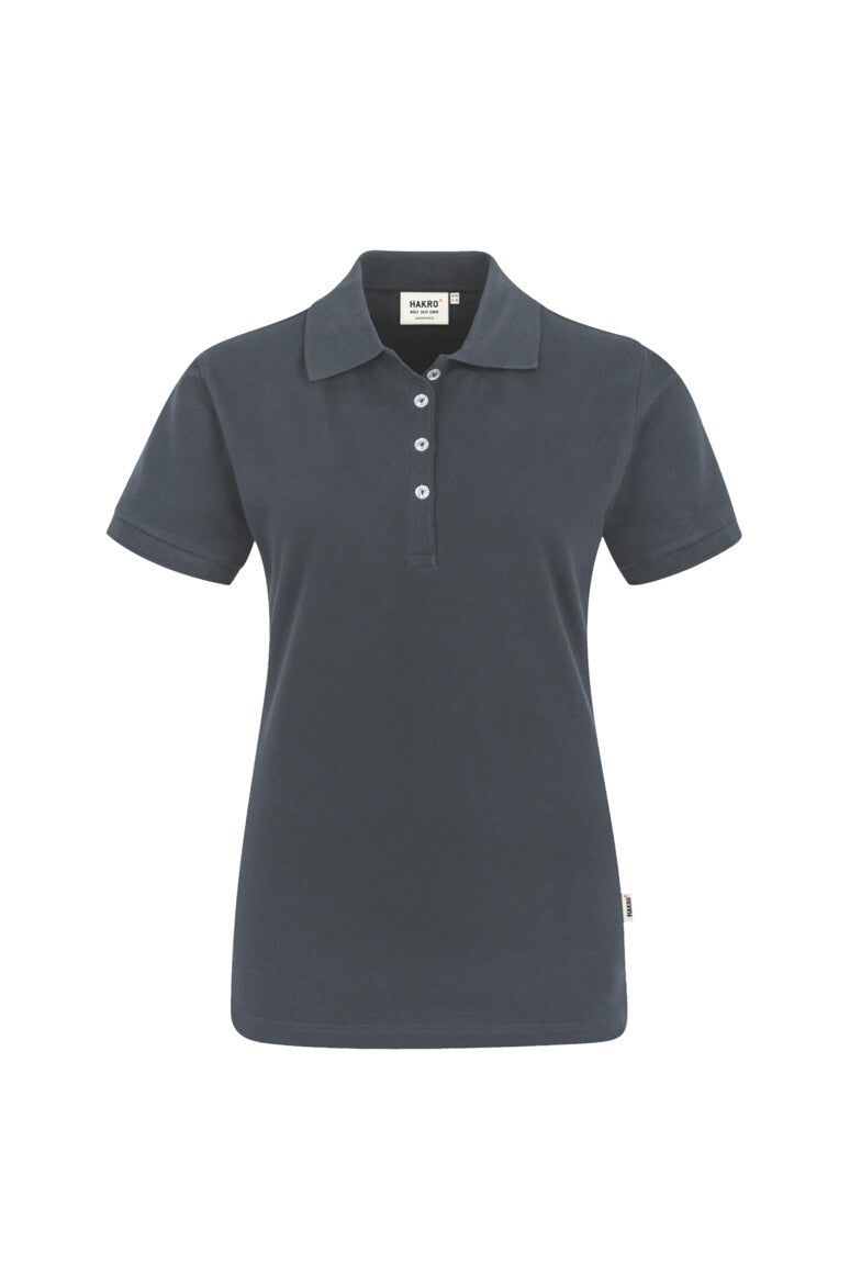 HAKRO Damen Poloshirt Stretch - Anthrazit - 1