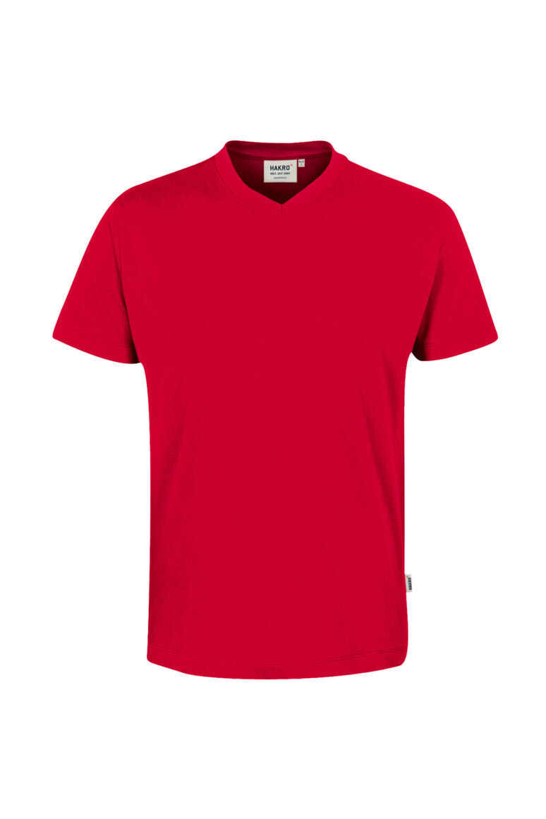 HAKRO V-Shirt Classic - Rot - 1