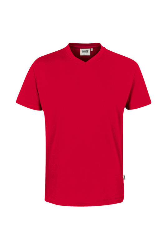 HAKRO V-Shirt Classic - Rot - 1