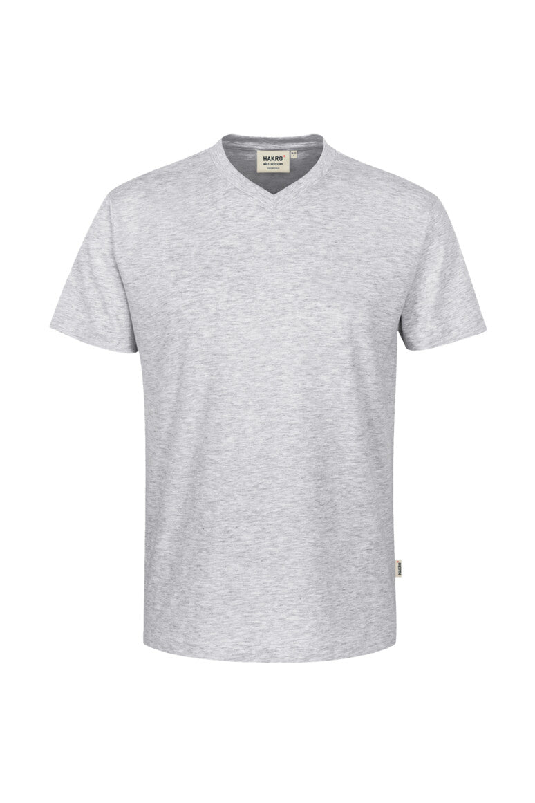 HAKRO V-Shirt Classic - Ash meliert - 1