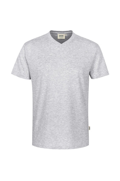 HAKRO V-Shirt Classic - Ash meliert - 1