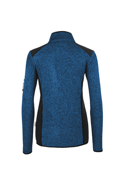 HAKRO Damen Strickfleecejacke - Royalblau meliert - 3