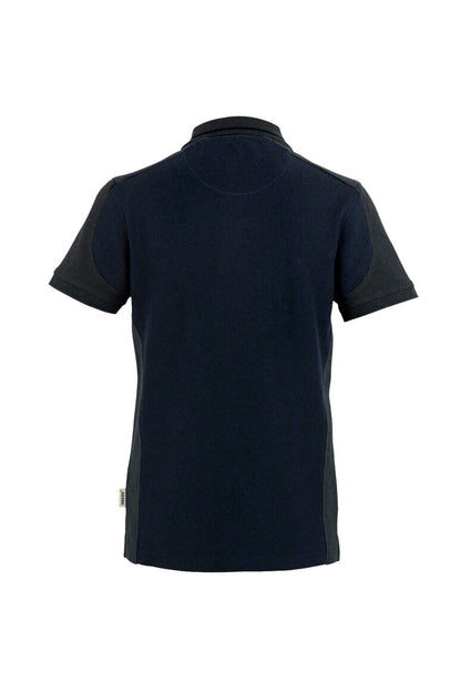 HAKRO Damen Poloshirt Contrast MIKRALINAR® - Tinte/anthrazit - 3