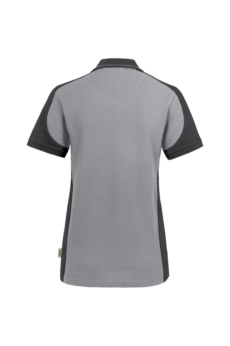HAKRO Damen Poloshirt Contrast MIKRALINAR® - Titan/anthrazit - 3