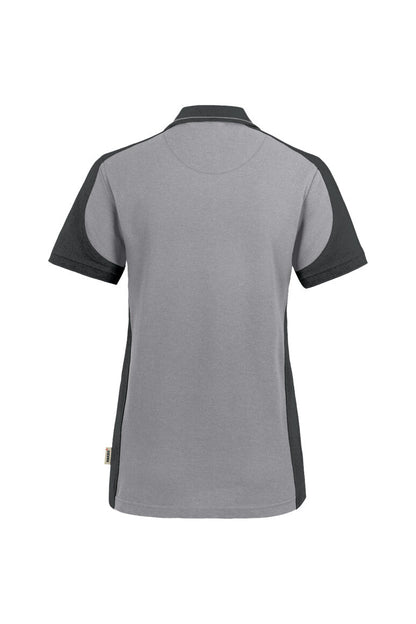 HAKRO Damen Poloshirt Contrast MIKRALINAR® - Titan/anthrazit - 3