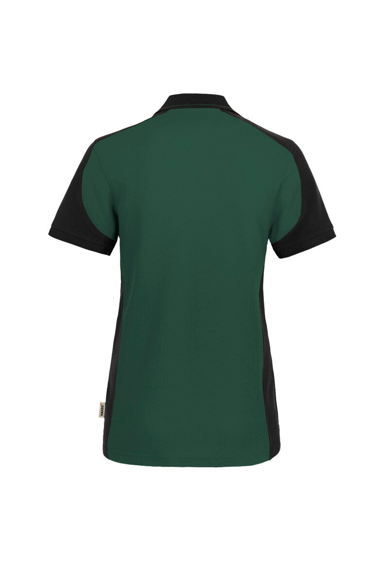 HAKRO Damen Poloshirt Contrast MIKRALINAR® - Tanne/anthrazit - 3
