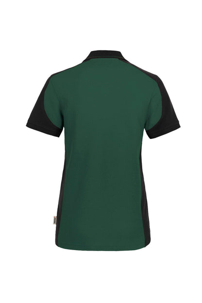 HAKRO Damen Poloshirt Contrast MIKRALINAR® - Tanne/anthrazit - 3