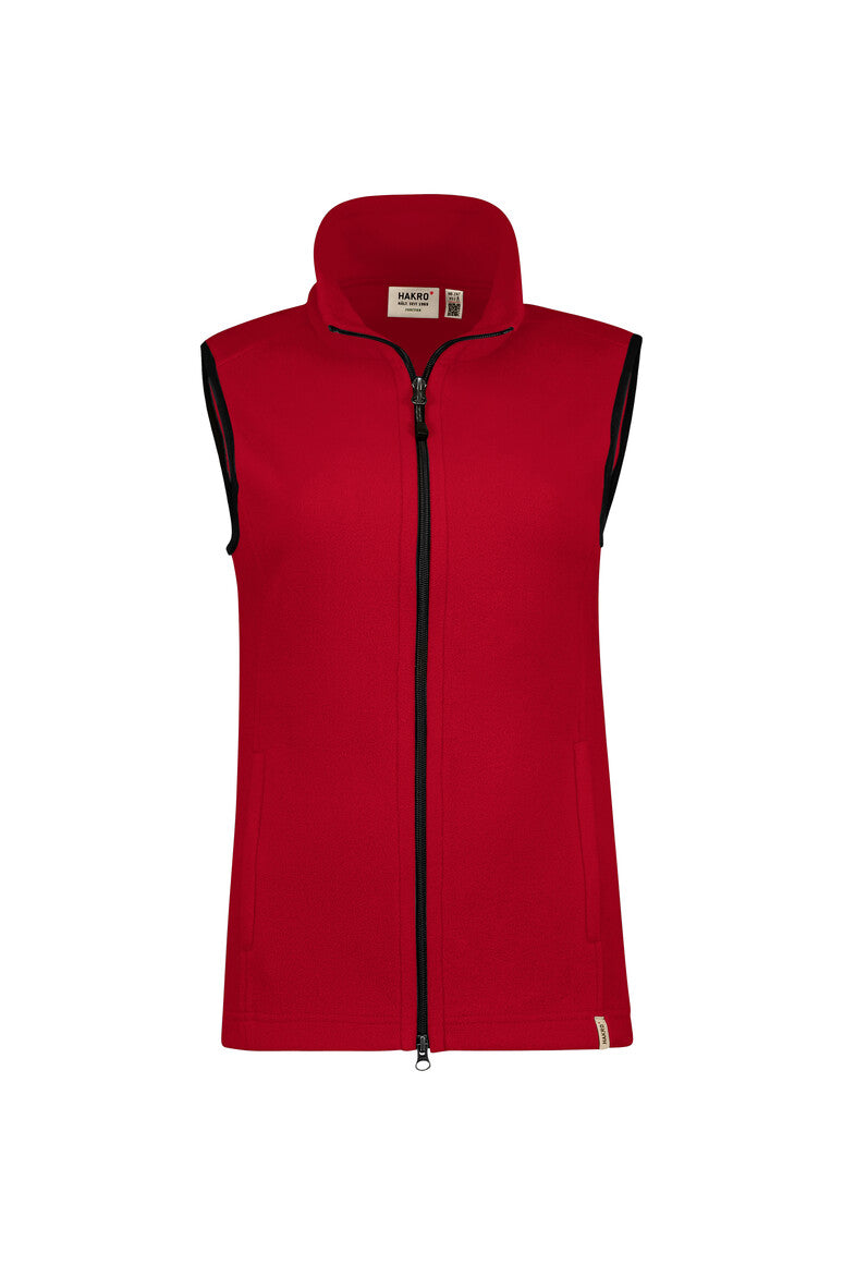 HAKRO Damen Fleeceweste ECO - Rot - 1