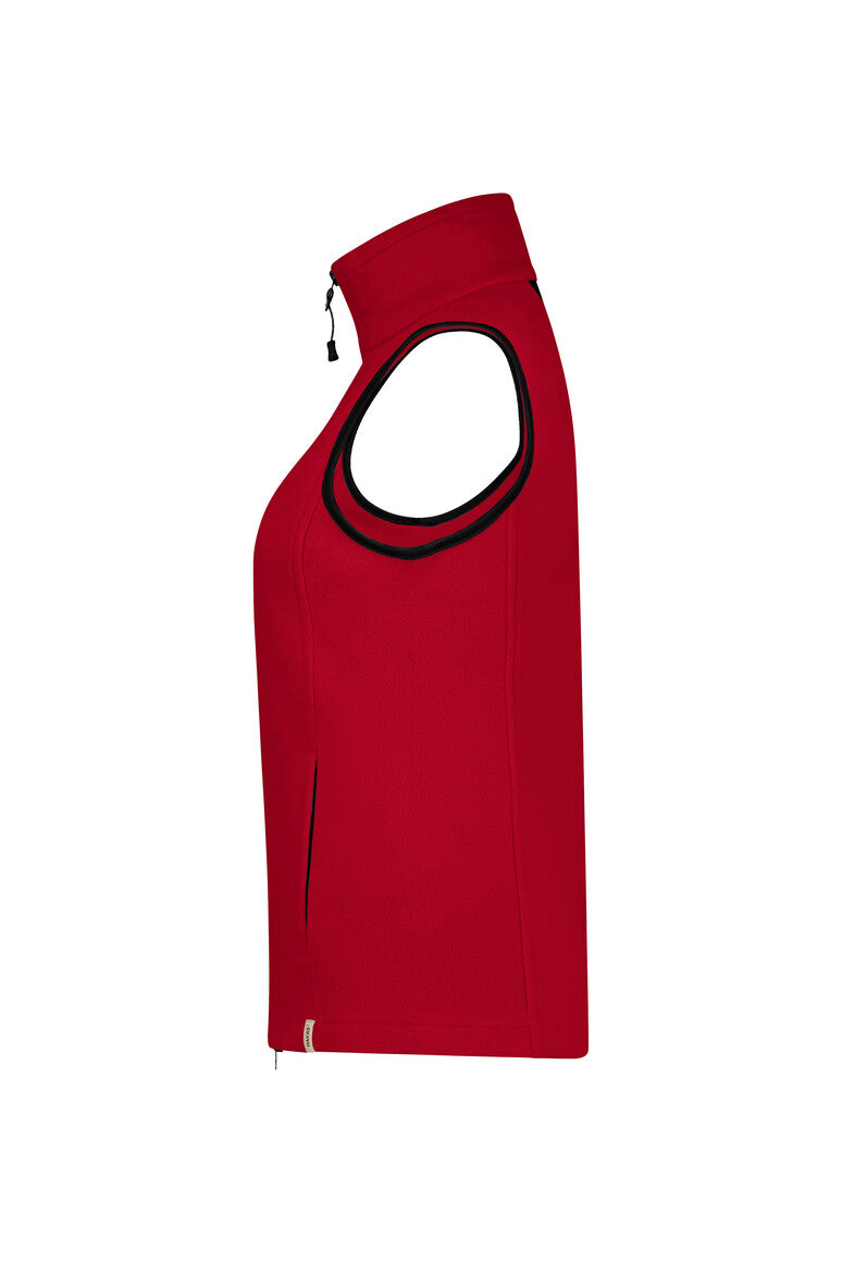 HAKRO Damen Fleeceweste ECO - Rot - 2